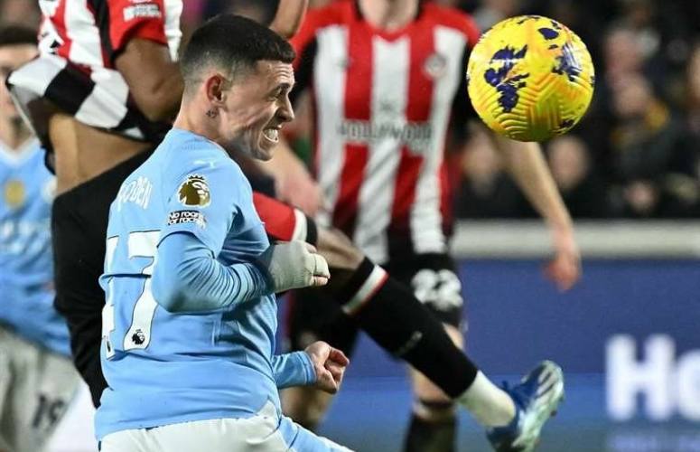 Manchester City remonta ante Brentford 3-1 y se acerca al Liverpool